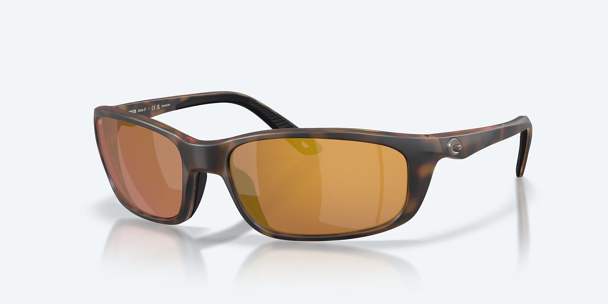 Costa Brine II Matte Tort Gold Mirror 580P