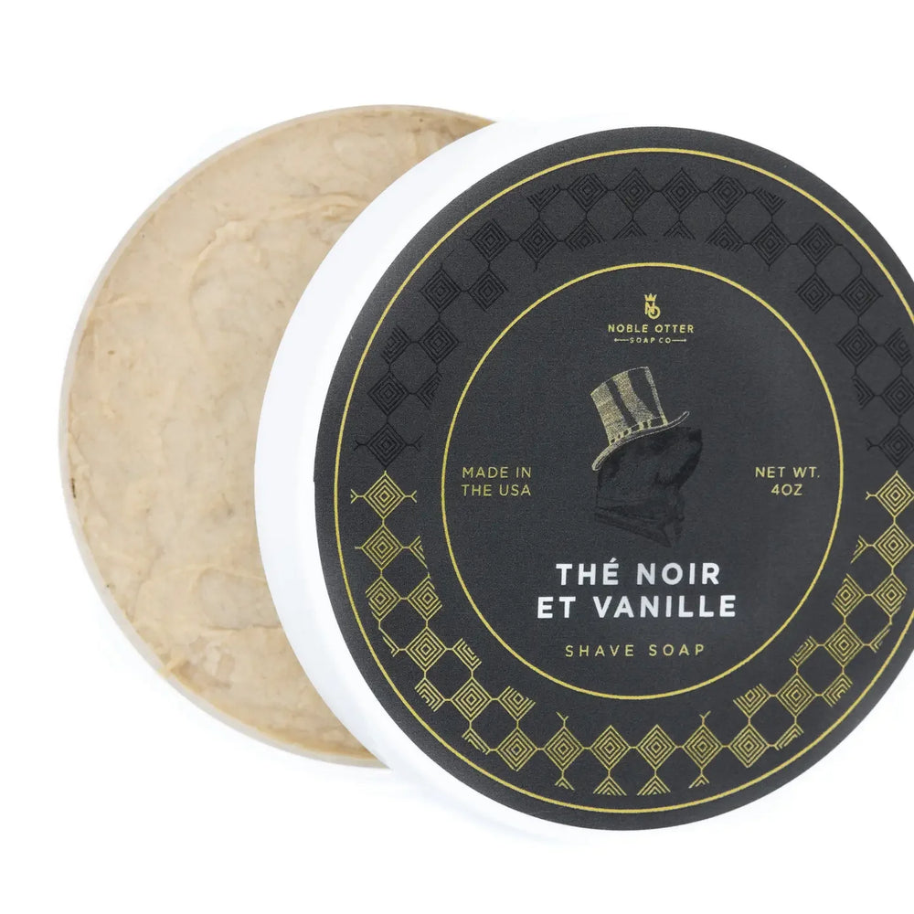 Noble Otter The Noir Et Vanille Shave Soap