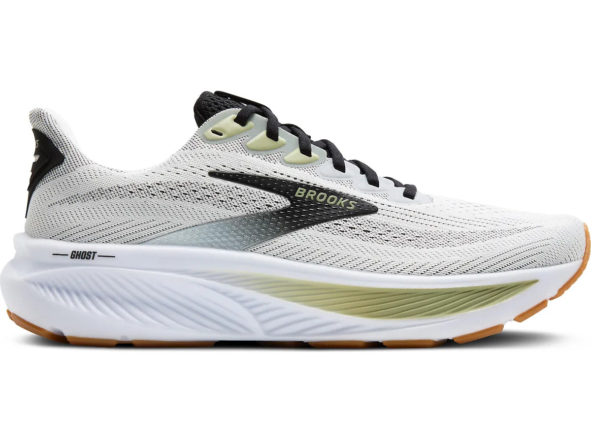 Brooks Ghost 17 White/Black/Tea