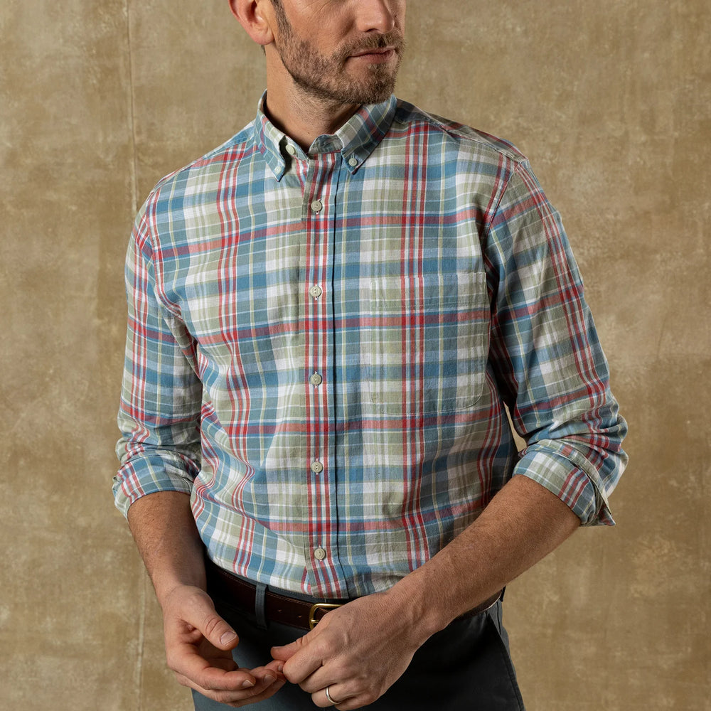 Duck Head Cotton Chambray Sport Shirt