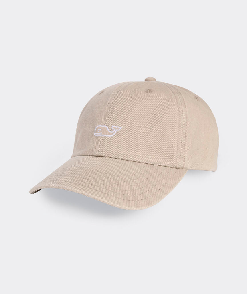 Vineyard Vines Classic Whale Baseball Hat in navy, featuring embroidered whale logo on front and adjustable strap for a comfortable fit.