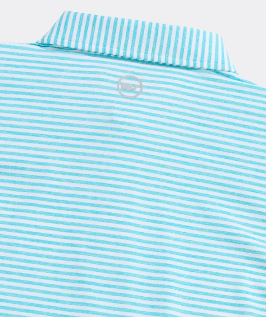Vineyard Vines Sankaty Polo White/Turquoise