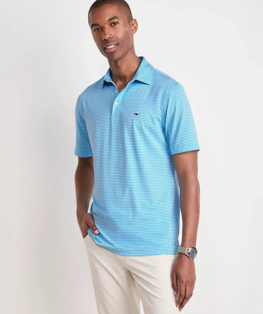 Vineyard Vines Sankaty Bradley Stripe Sea Splash/Ocean Breeze
