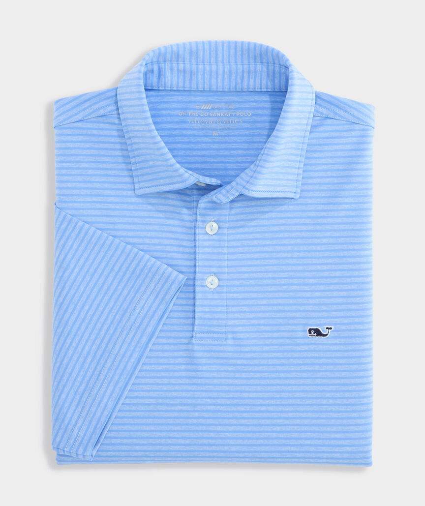 Vineyard Vines Bradley Stripe Sankaty Polo