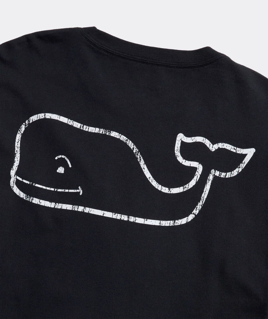 Vineyard Vines Vintage Whale Long-Sleeve Pocket Tee