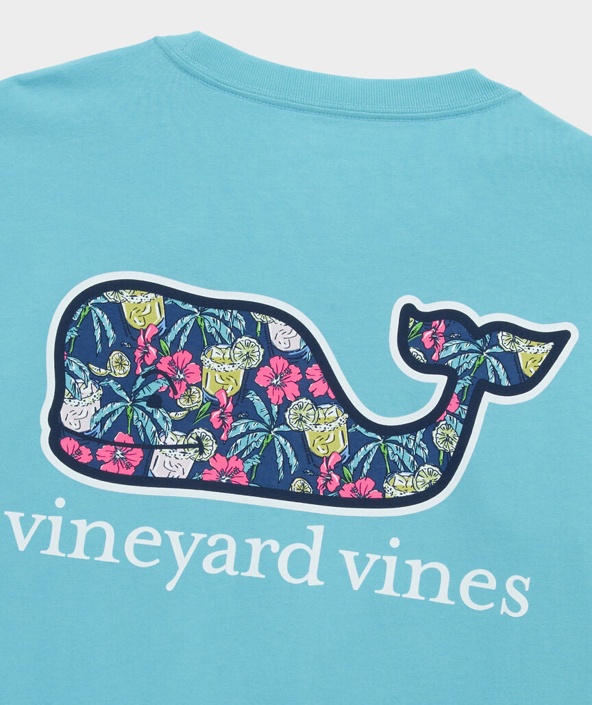 Vineyard Vines Florita Palms Whale Short-Sleeve Pocket Tee