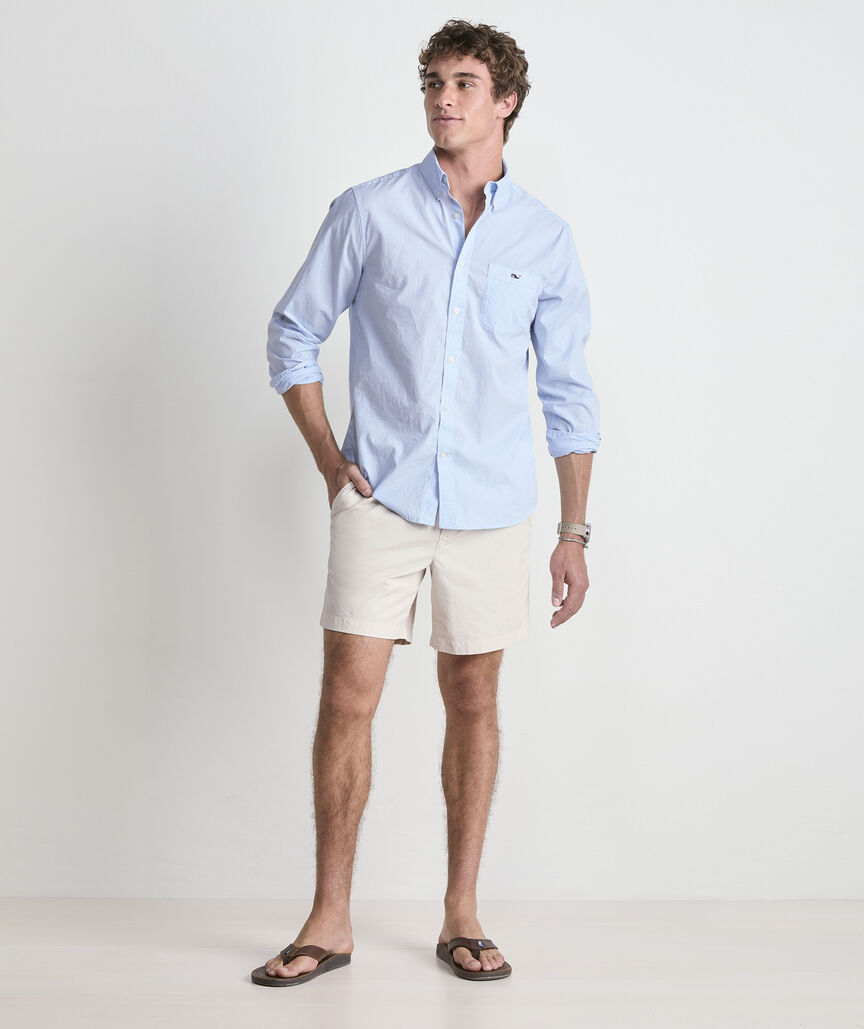 Vineyard Vines Anegada Gingham Perfect Wash Poplin Shirt