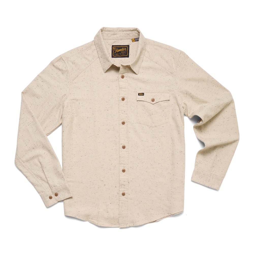 Howler Bros LA GRANGE LIGHTWEIGHT FLANNEL SPECKLED SAND