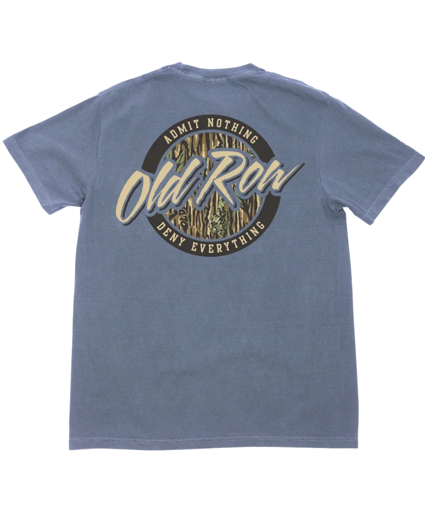 Old Row Unisex Circle Short Sleeve Pocket Crew Neck Tee
