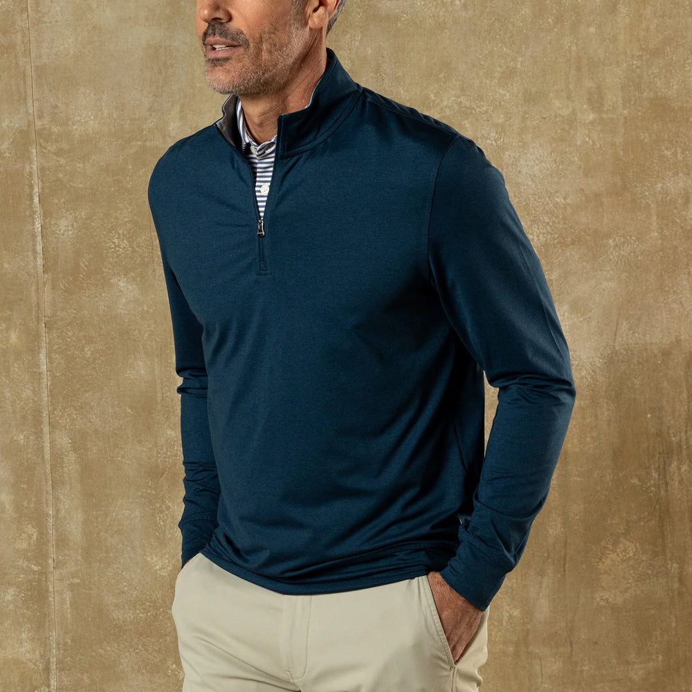 Duck Head Long Drive Performance 1/4 Zip Pullover