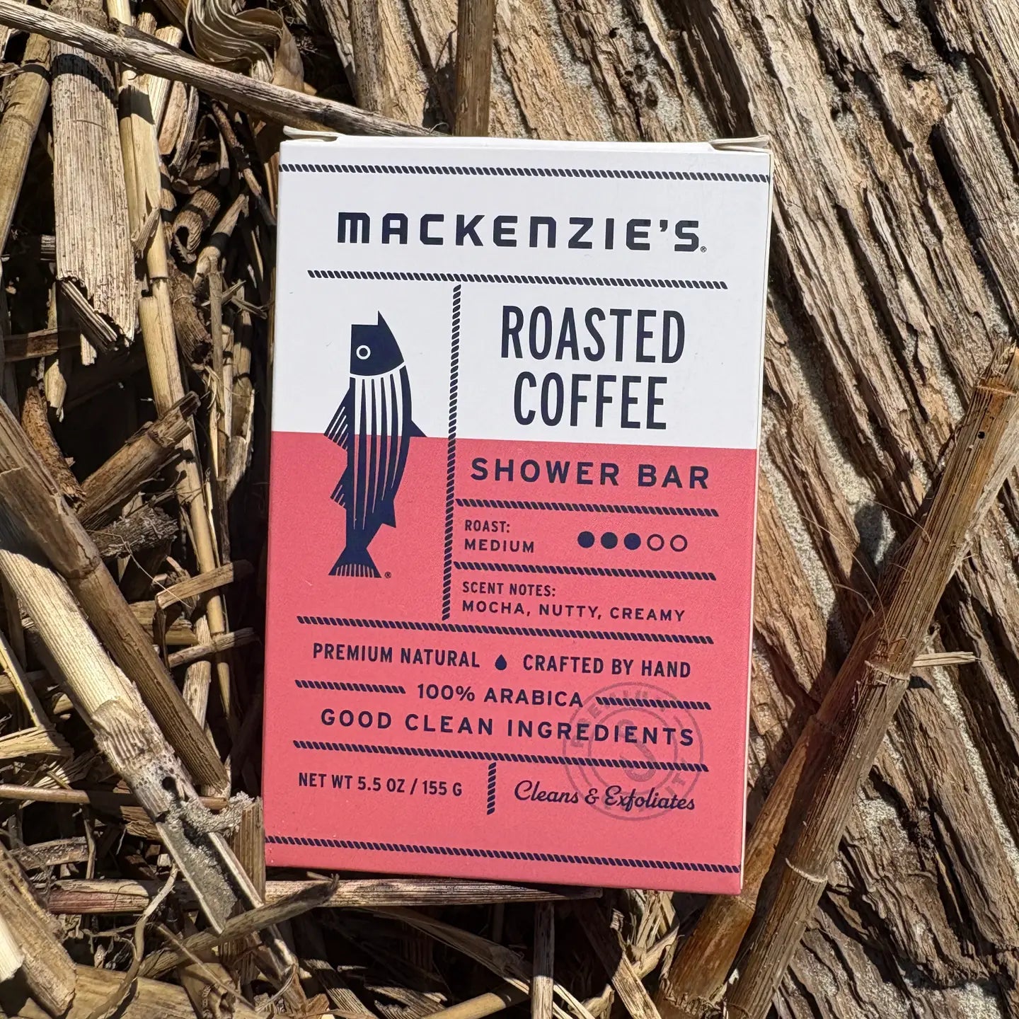 Mackenzie's Roasted Coffee Shower Bar- 5.5 oz