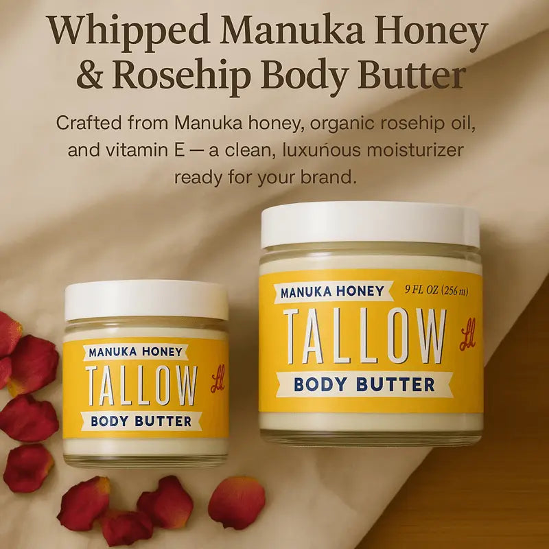 Lady May Manuka Honey Tallow Body Butter 9oz