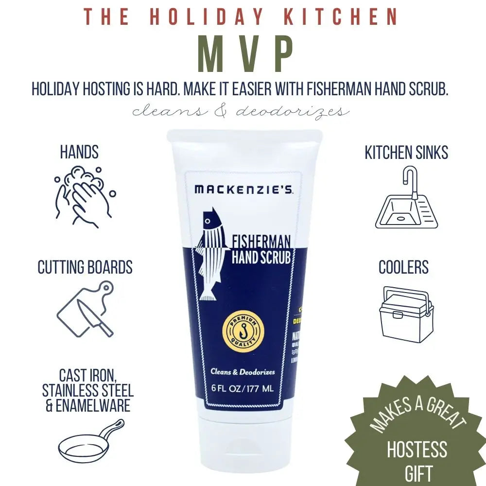 Mackenzie's Fisherman Hand Scrub 6 Fl oz