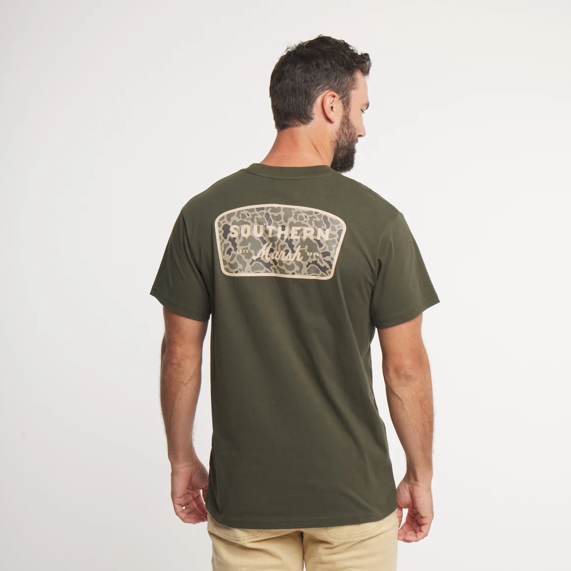 Southern Marsh Branding Retro Camo SS Tee