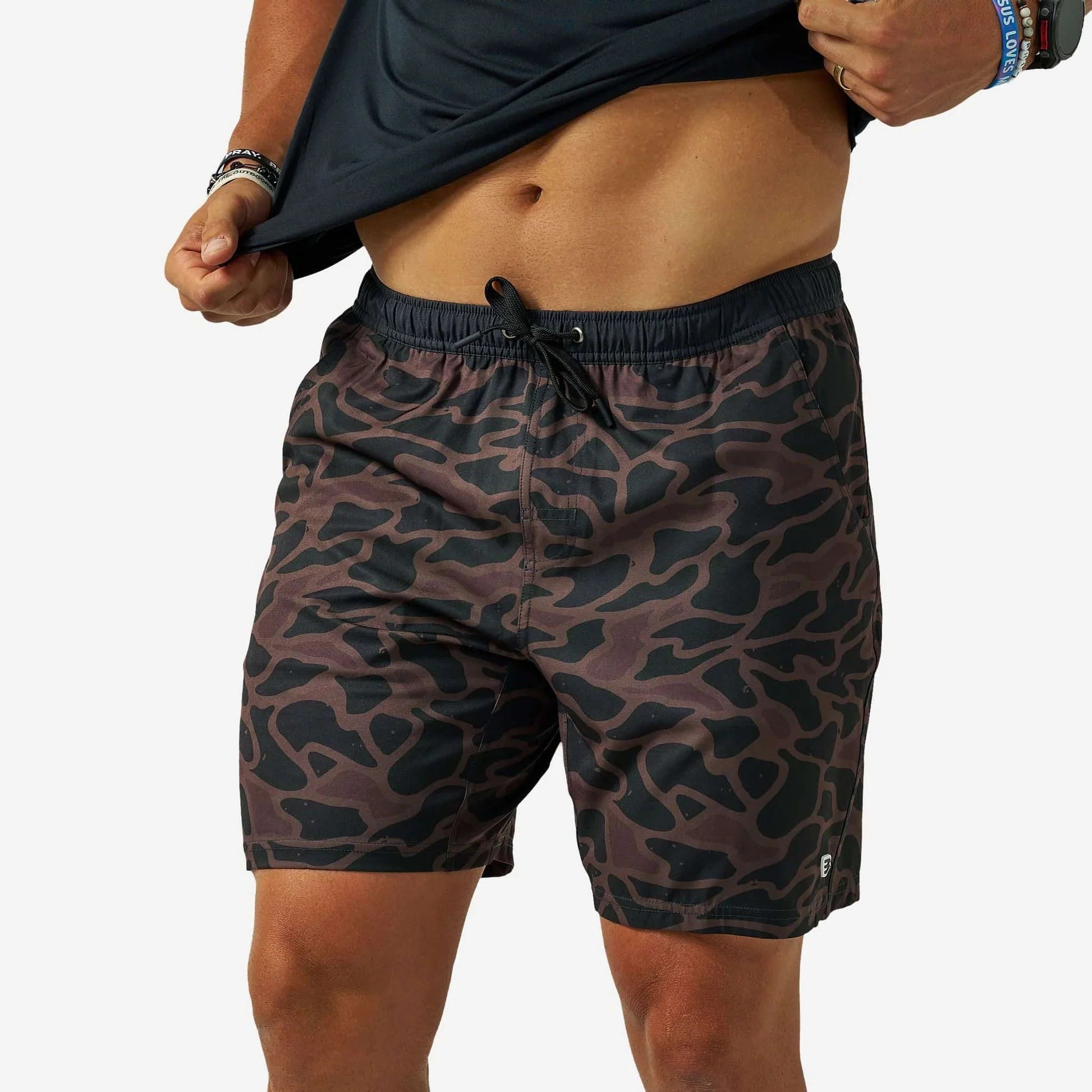 Burlebo Men Activewear Athletic Shorts 7"