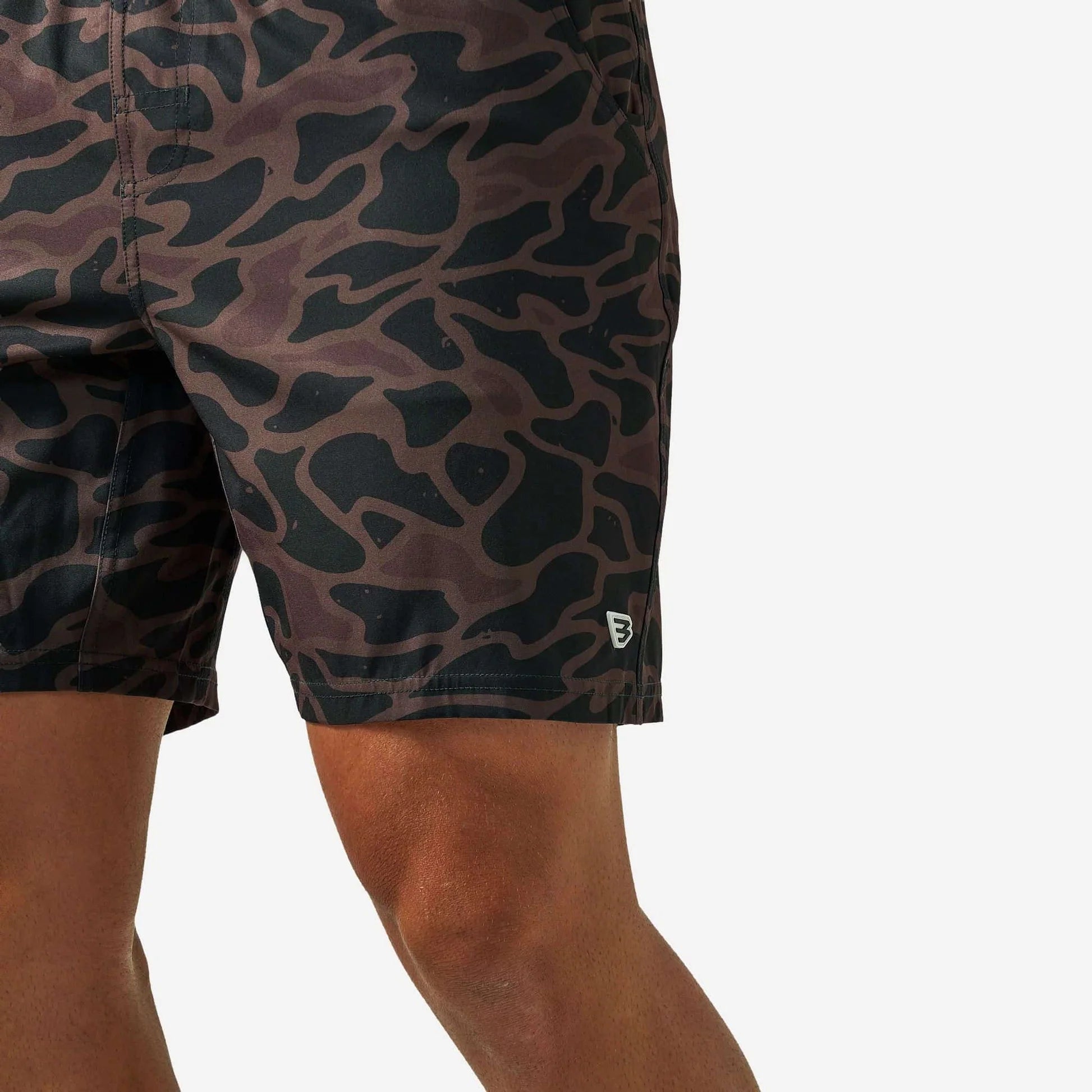 Burlebo Men Activewear Athletic Shorts 7"