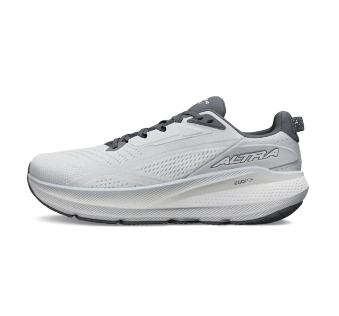 Altra Men FWD Via 2 Comfort Running Rubber Shoe- White and Gray