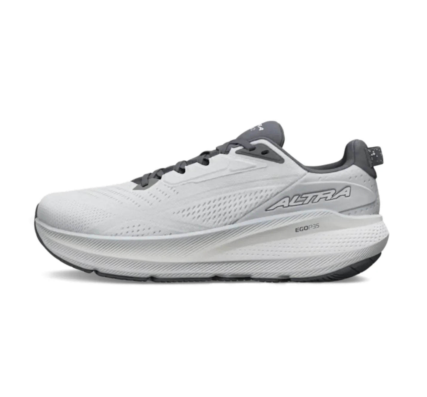 Altra Men FWD Via 2 Comfort Running Rubber Shoe- White and Gray