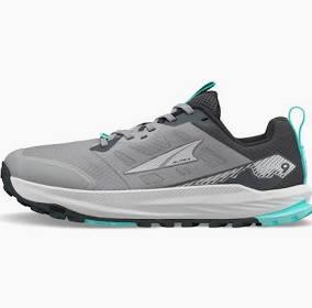 Altra Men Lone Peak 9 Comfort Running Shoe- Light Gray