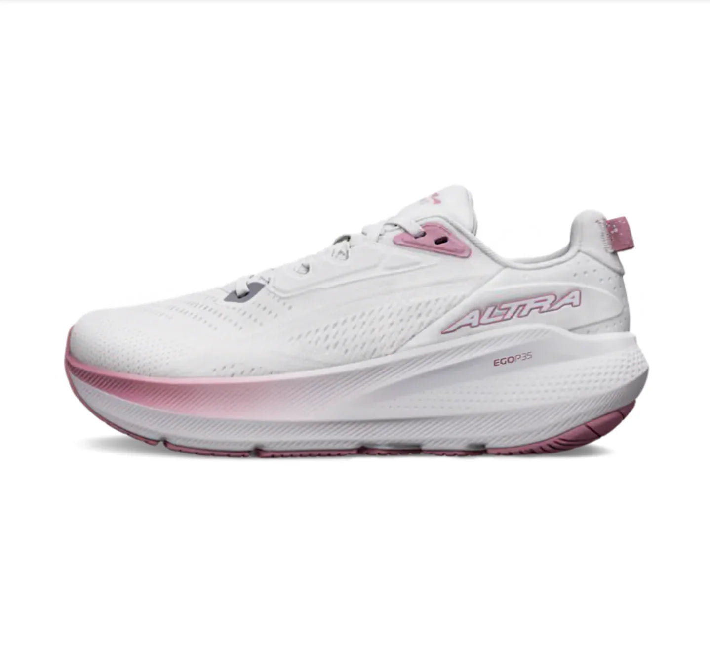 Altra Women FWD Via 2 Smooth Running Shoe- White and Pink
