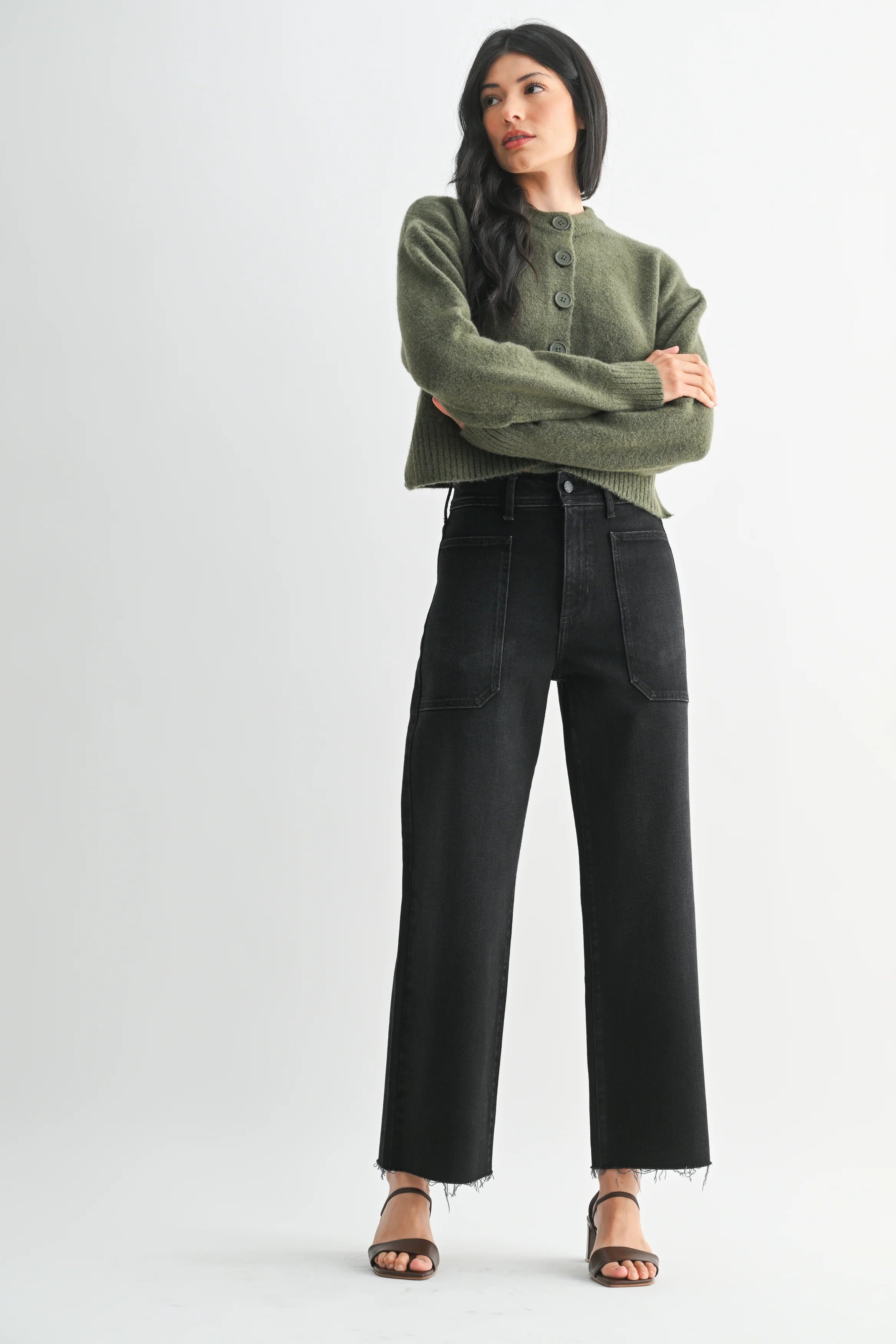 Just Black Denim The Nautical Wide Leg