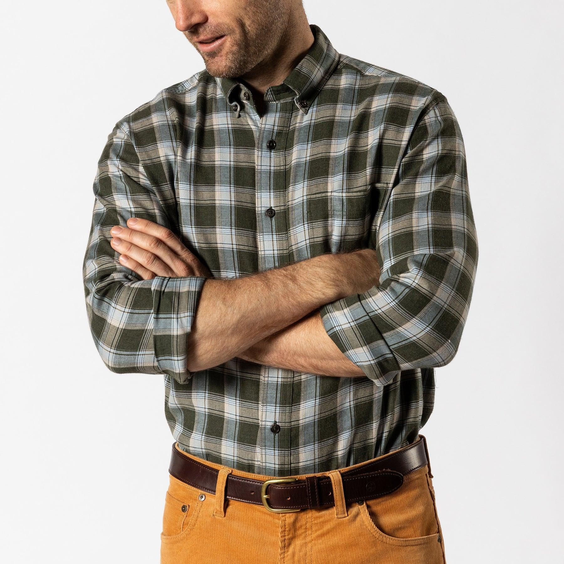 Duck Head Cotton Flannel Sport Shirt