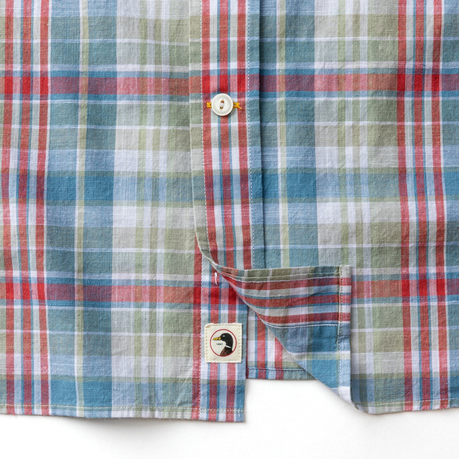 Duck Head Cotton Chambray Sport Shirt