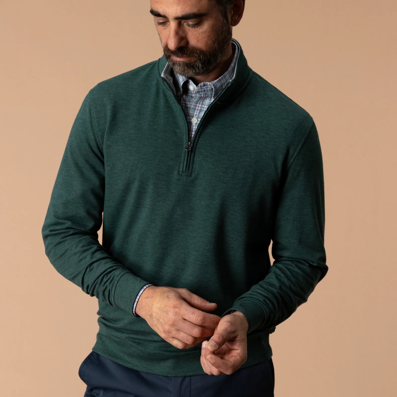 Duck Head Dunmore Performance 1/4 Zip Pullover