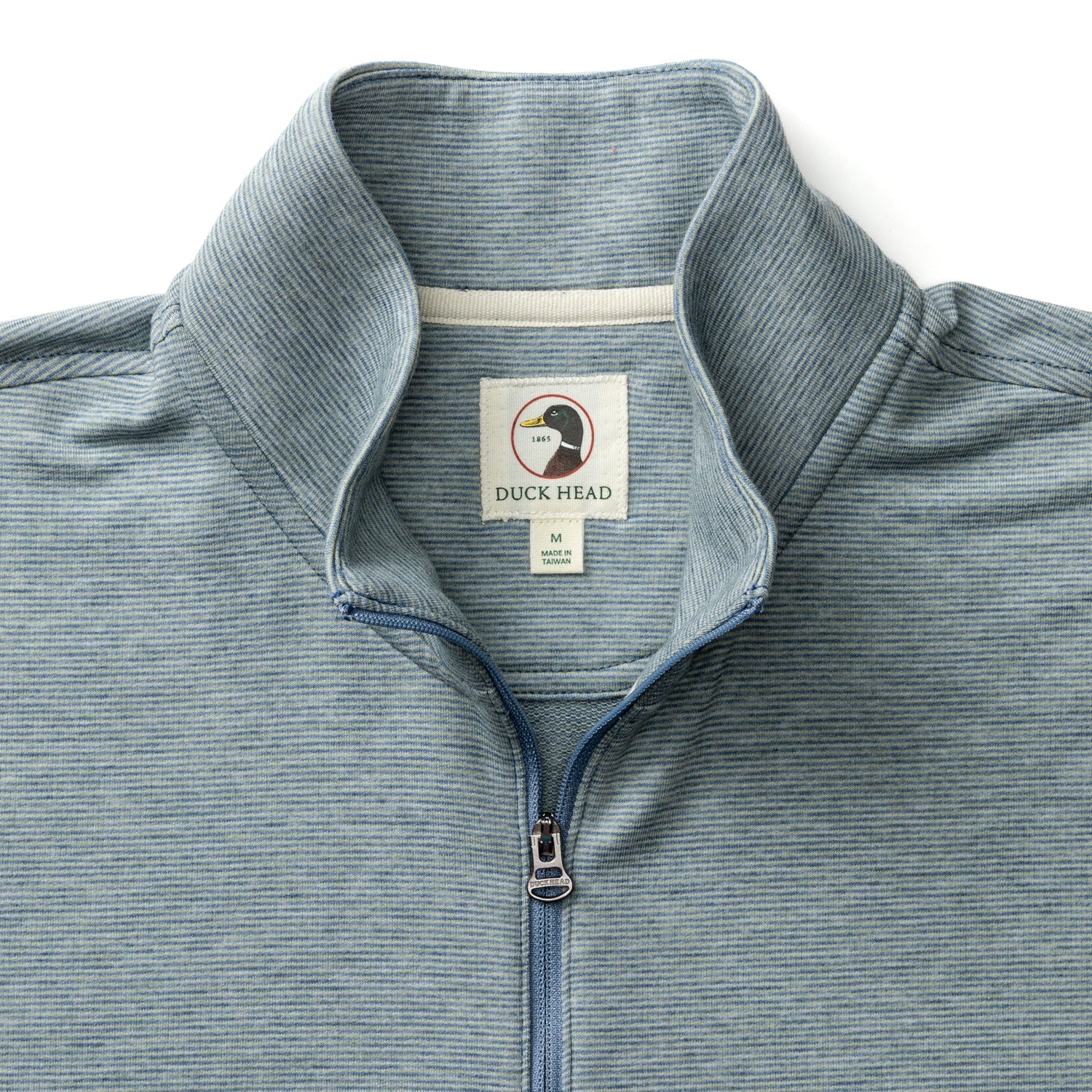 Duck Head Summerford Striped Performance 1/4 Zip Pullover