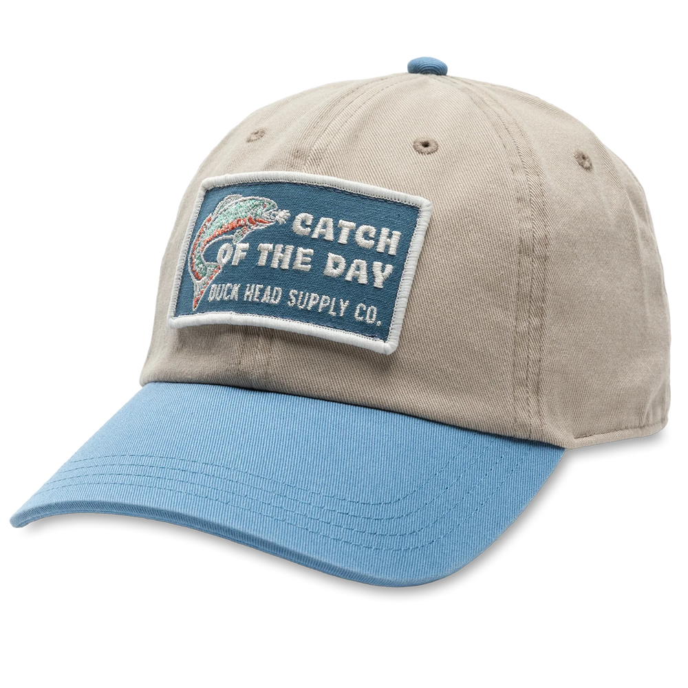 Duck Head Catch Of The Day Patch Cotton Twill Hat