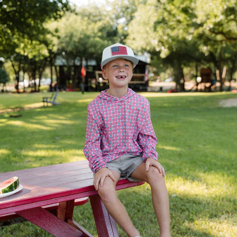 Burlebo 32Youth Performance Cap - Old Glory
