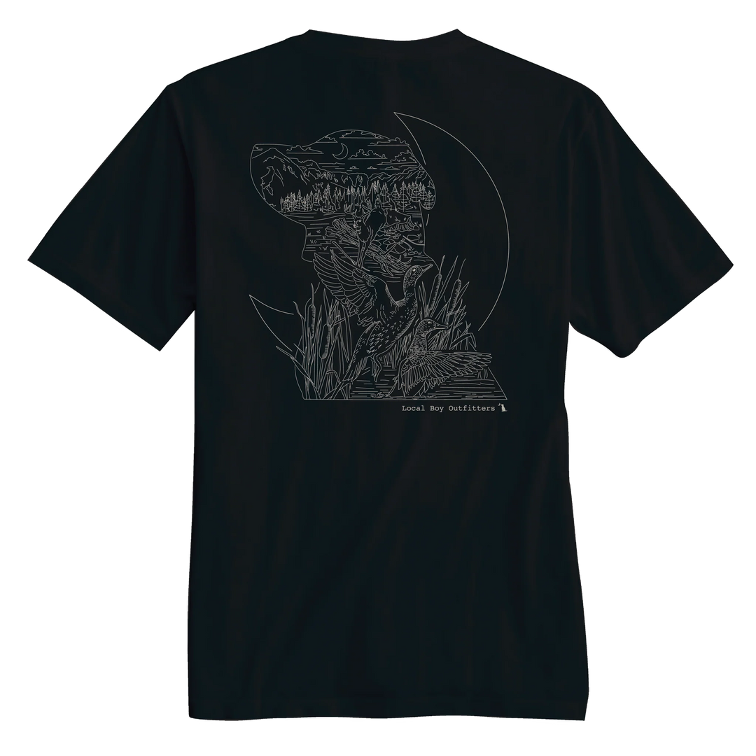 Local Boy Landscape Lines T-Shirt