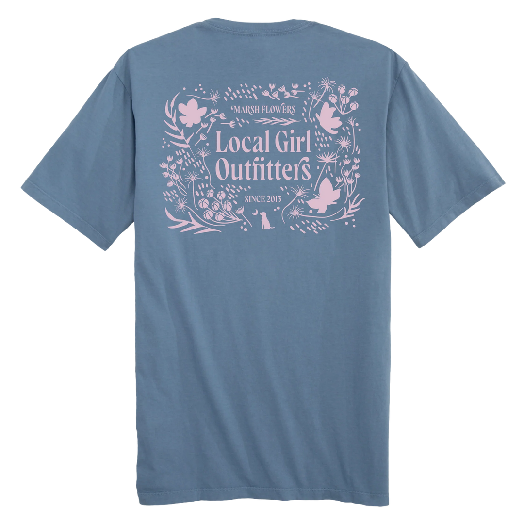 Local Girl Marsh Flowers T-Shirt