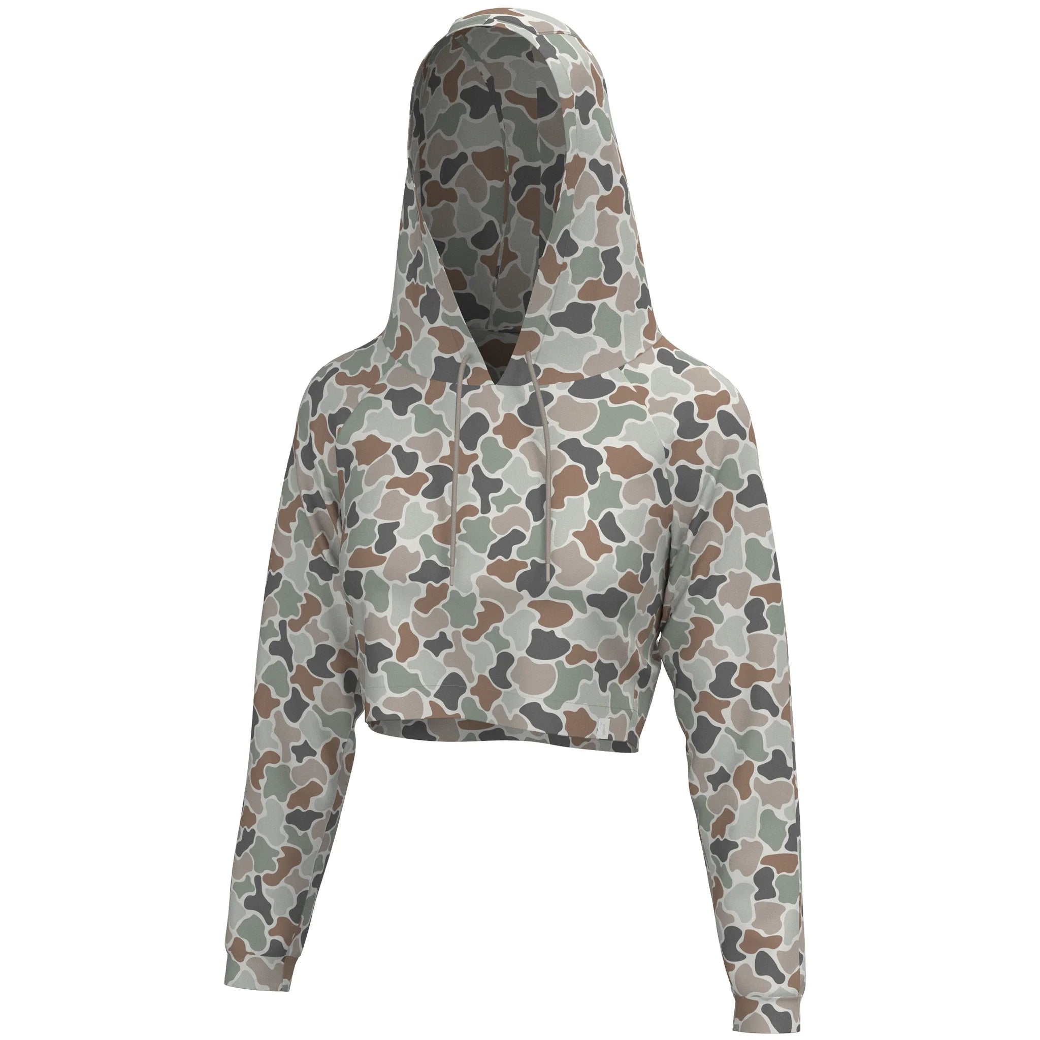 Local Girl Velvet Fleece Cropped Hoodie