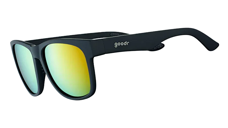 Goodr Beelzebub's Burbon Performance Polarized Sunglasses- Black