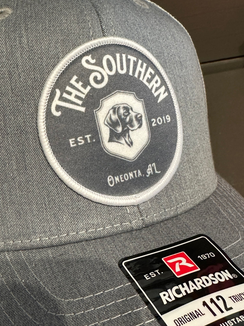 The Southern Hat- Richardson 112 Round Dog Logo Patch
