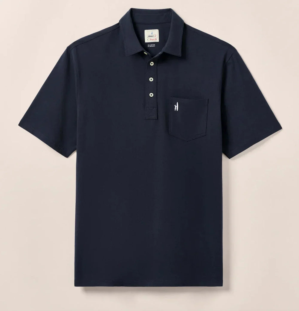 Johnnie O Original 4-Button Classic Polo Shirt- Blue