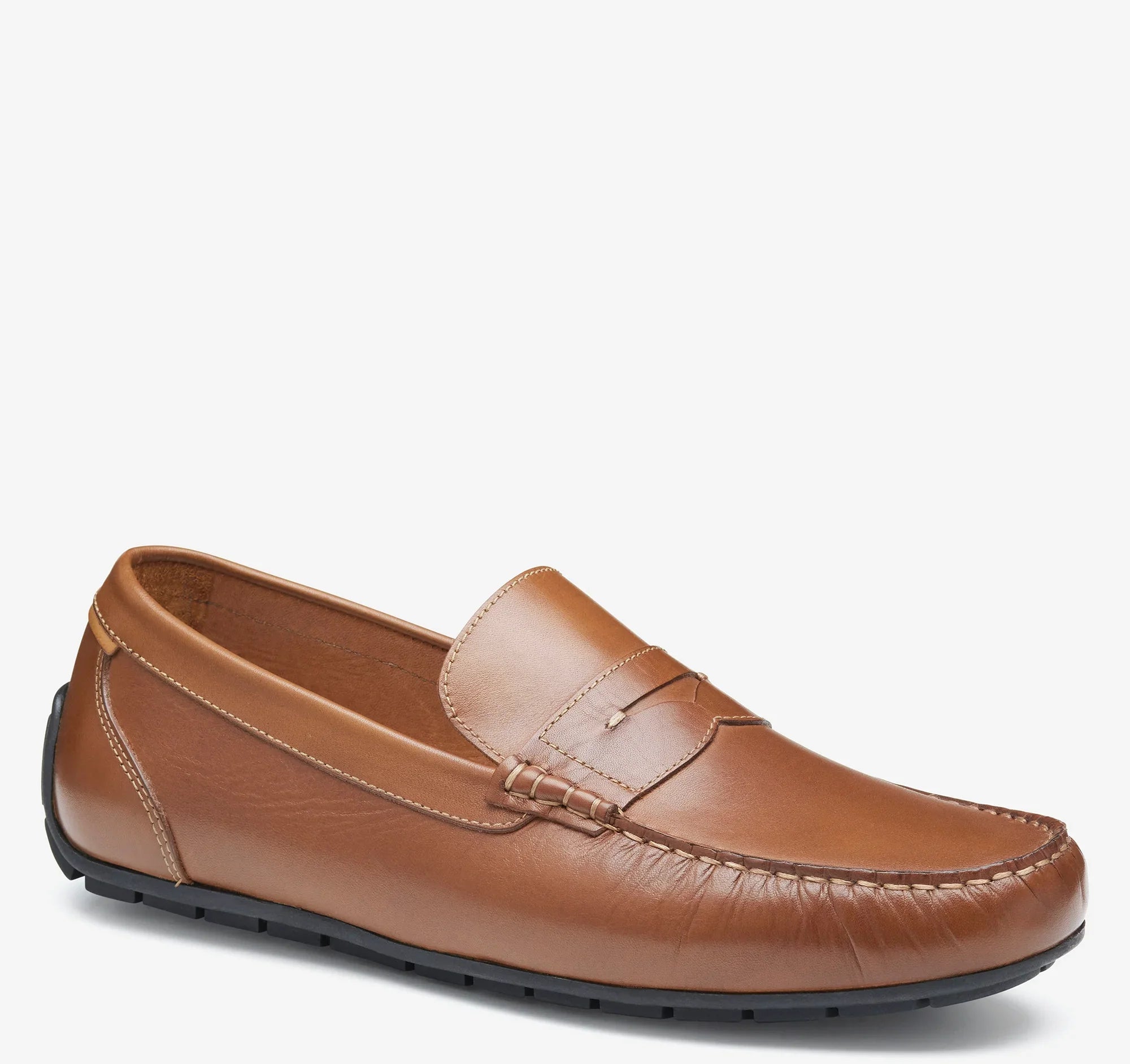 Johnston & Murphy Beck Loafer Classic Dress Leather Shoe- Brown
