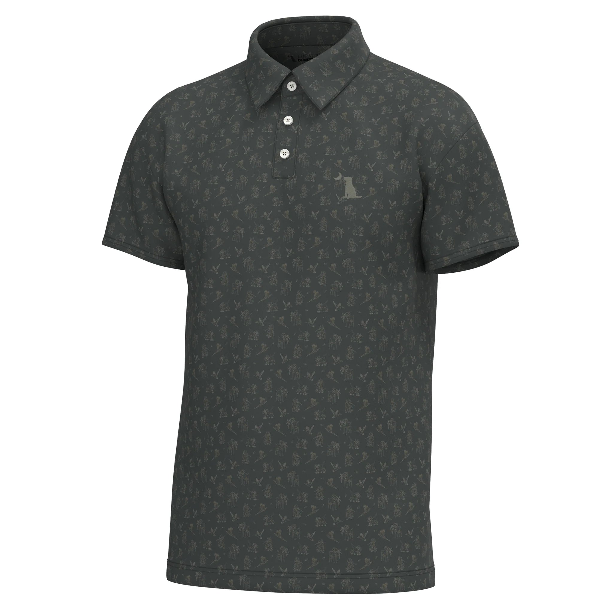 Local Boy Dirty Myrtle Premium Performance Polo Shirt