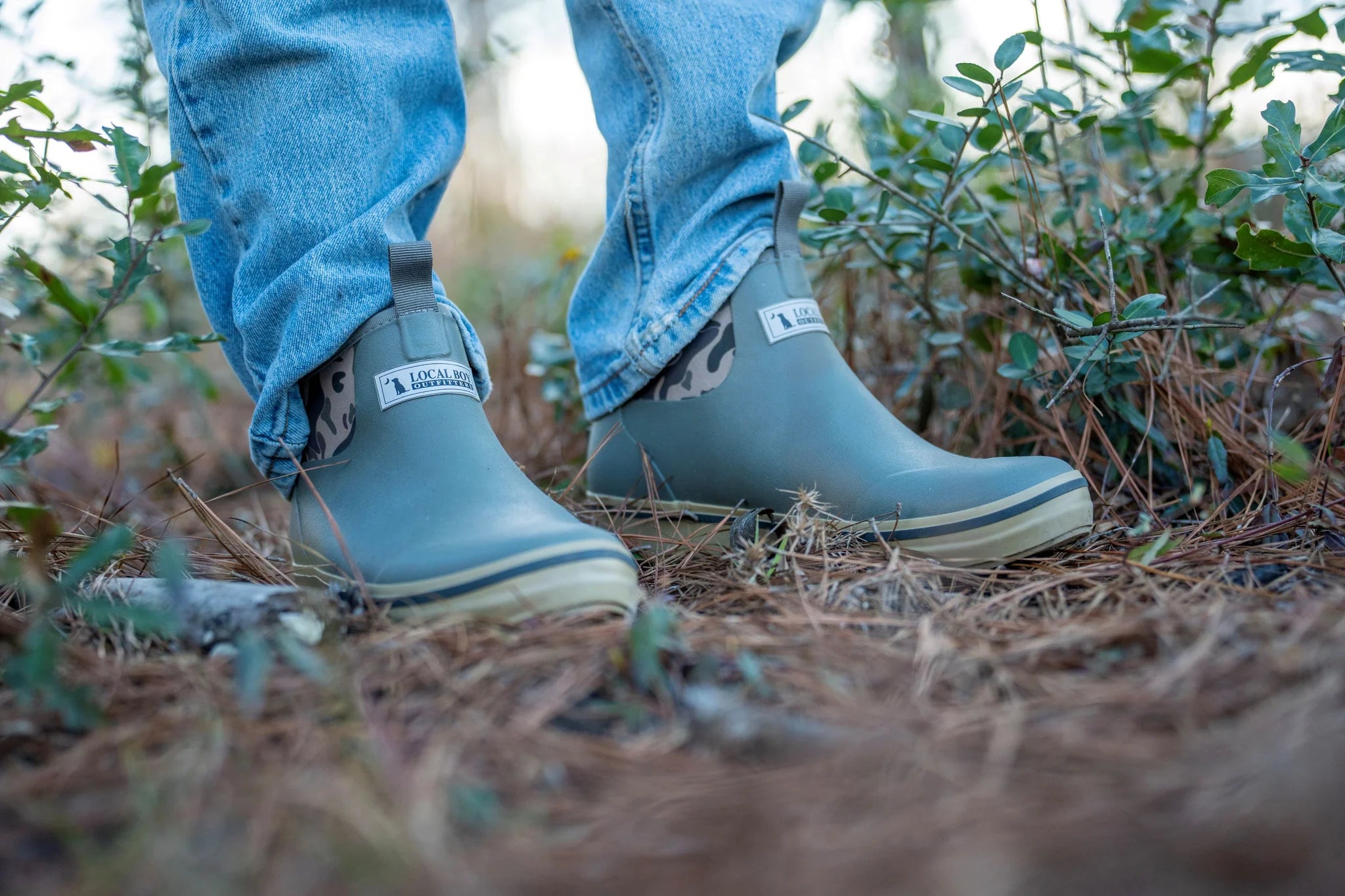 Local boy Rubber Boots