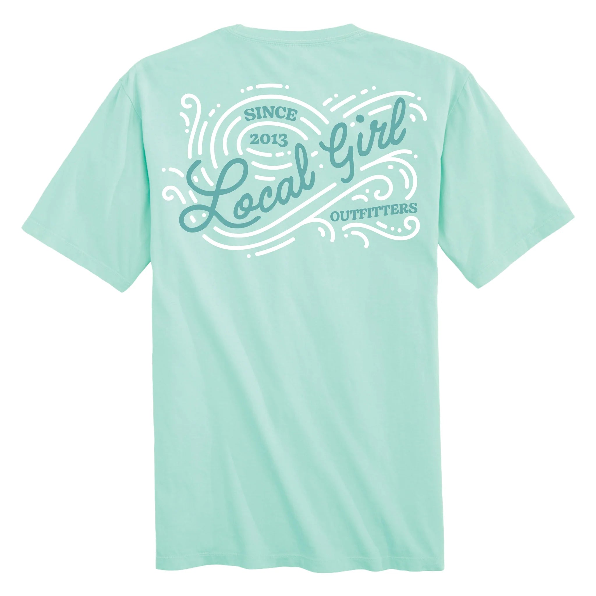 Local Girl SS Tee Ocean Wave