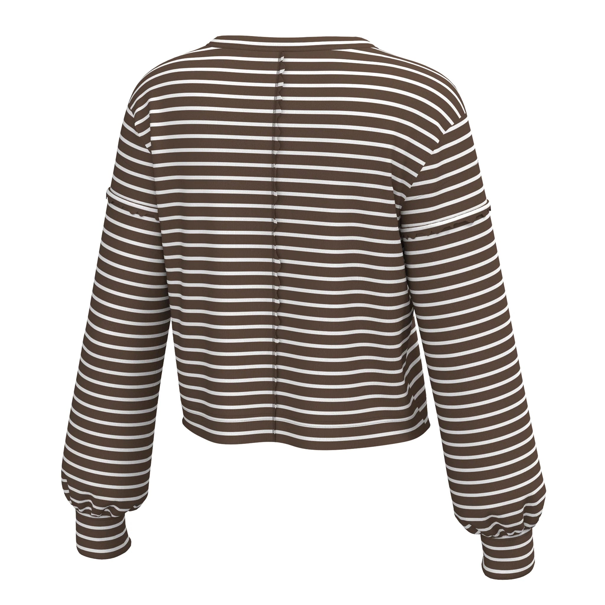 Local Girl Revive Crewneck Camo Long Sleeve Sweatshirt