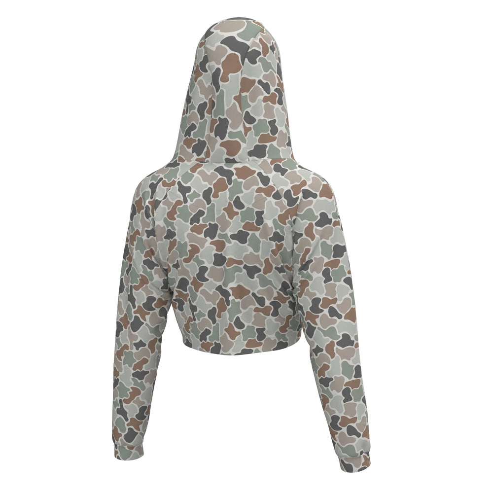 Local Girl Velvet Fleece Cropped Hoodie
