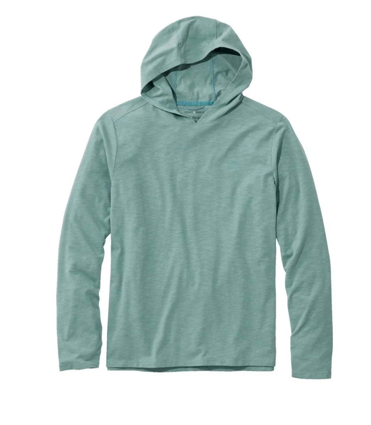 LL Bean Men Insect Shield Hoodie- Blue