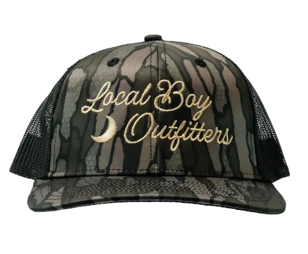 Local Boy Unisex Black Camo Adjustable Outdoor Cap