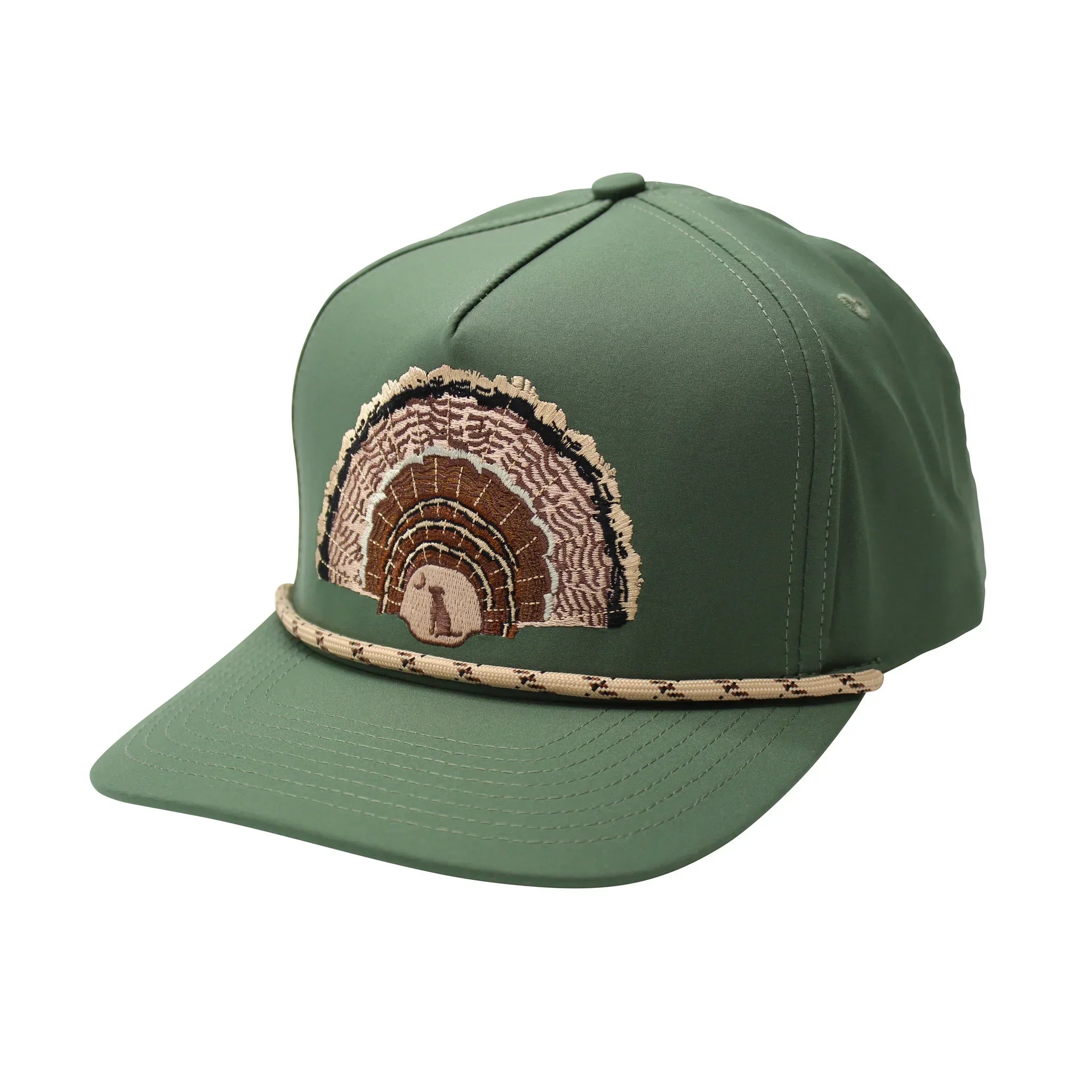 Local Boy Unisex Turkey Mount Rope Adjustable Cap- Green