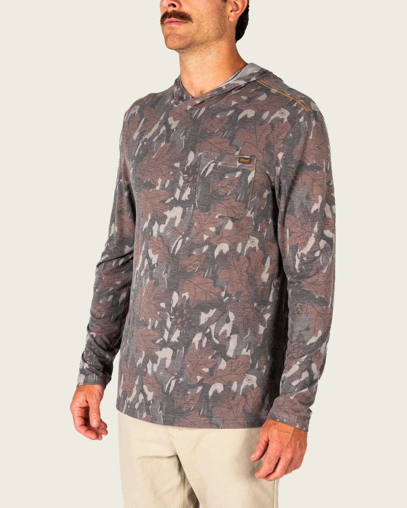 Marsh Wear Men Activewear Buxton Tech Camo Hoodie