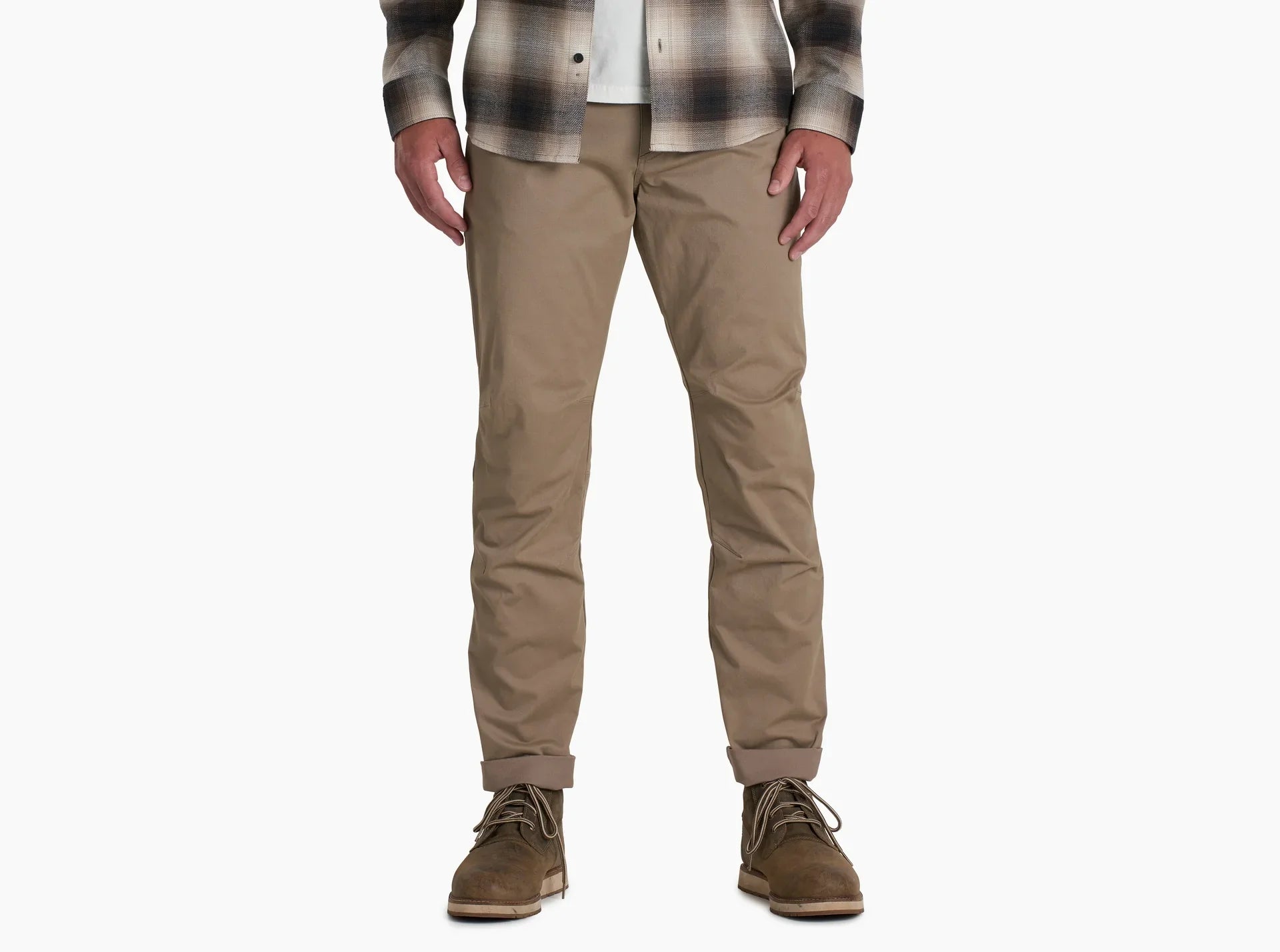 Man wearing KUHL Men RYDR™ LITE Classic Comfort Pants for outdoor, casual or formal wear. 