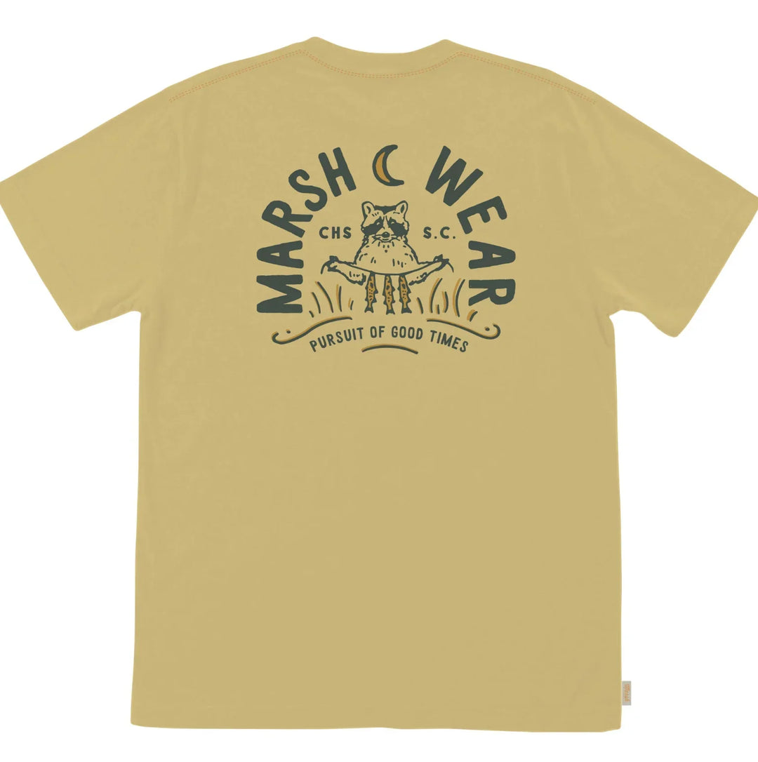 Marsh Wear Campout Classic Outdoor Graphic Shirt- Beige