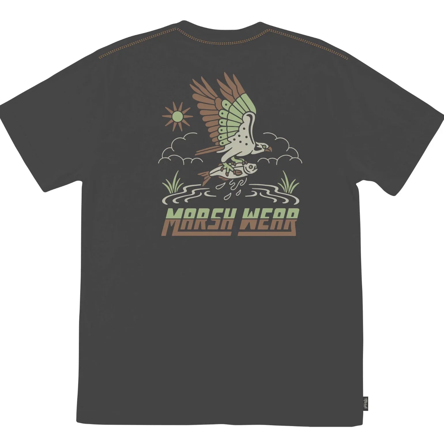 Marsh Wear Men's Top Short Sleeve Outdoor Tshirt-Black